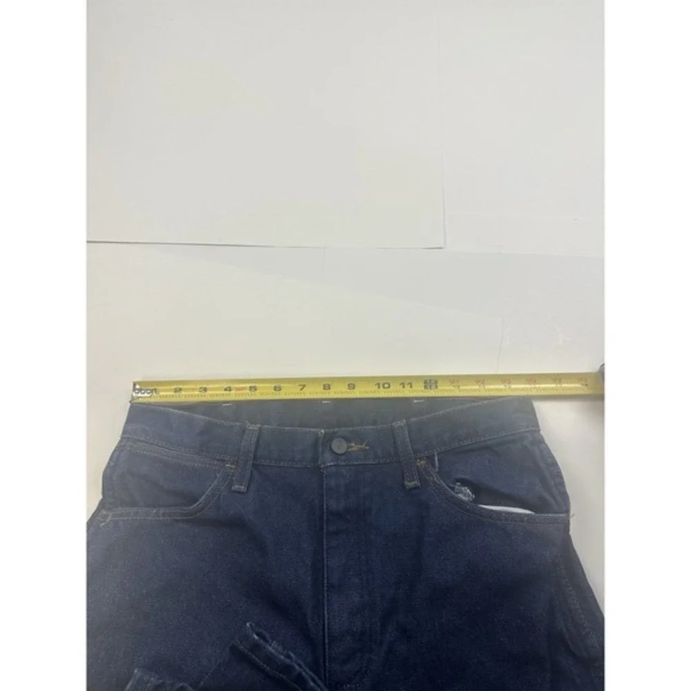 Wrangler Fire-Resistant Blue Denim Original Fit Pants Jeans FR13MWZ Mens 31x32‎